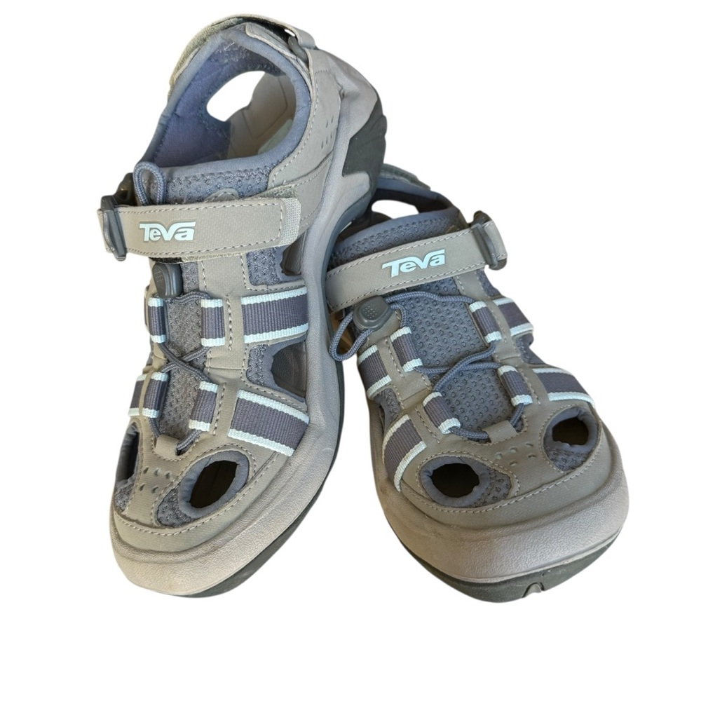 Teva W Omnium Sport Sandals Hiking Water Active Sz 7 slate GREY Z outdoorsy